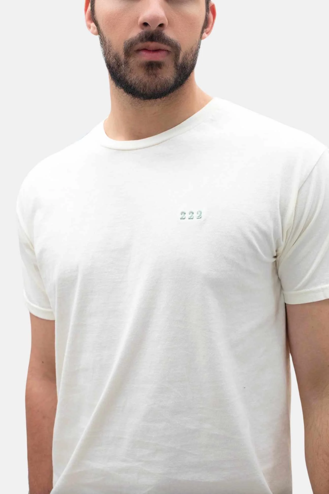 222 T-Shirt in Bone - Image 3