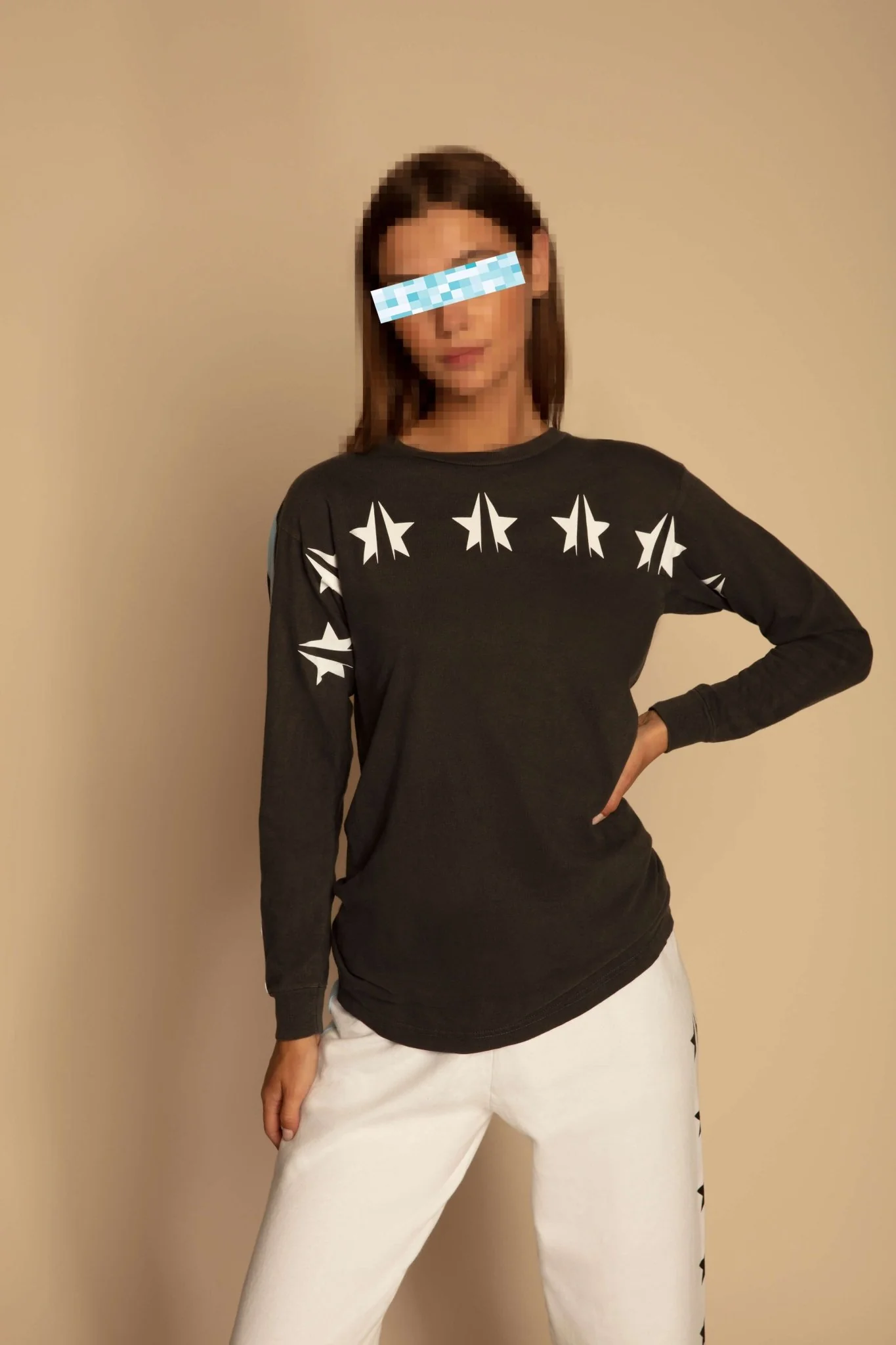 GFL Stars Unisex Long Sleeve T-Shirt in Space Glow - Image 3