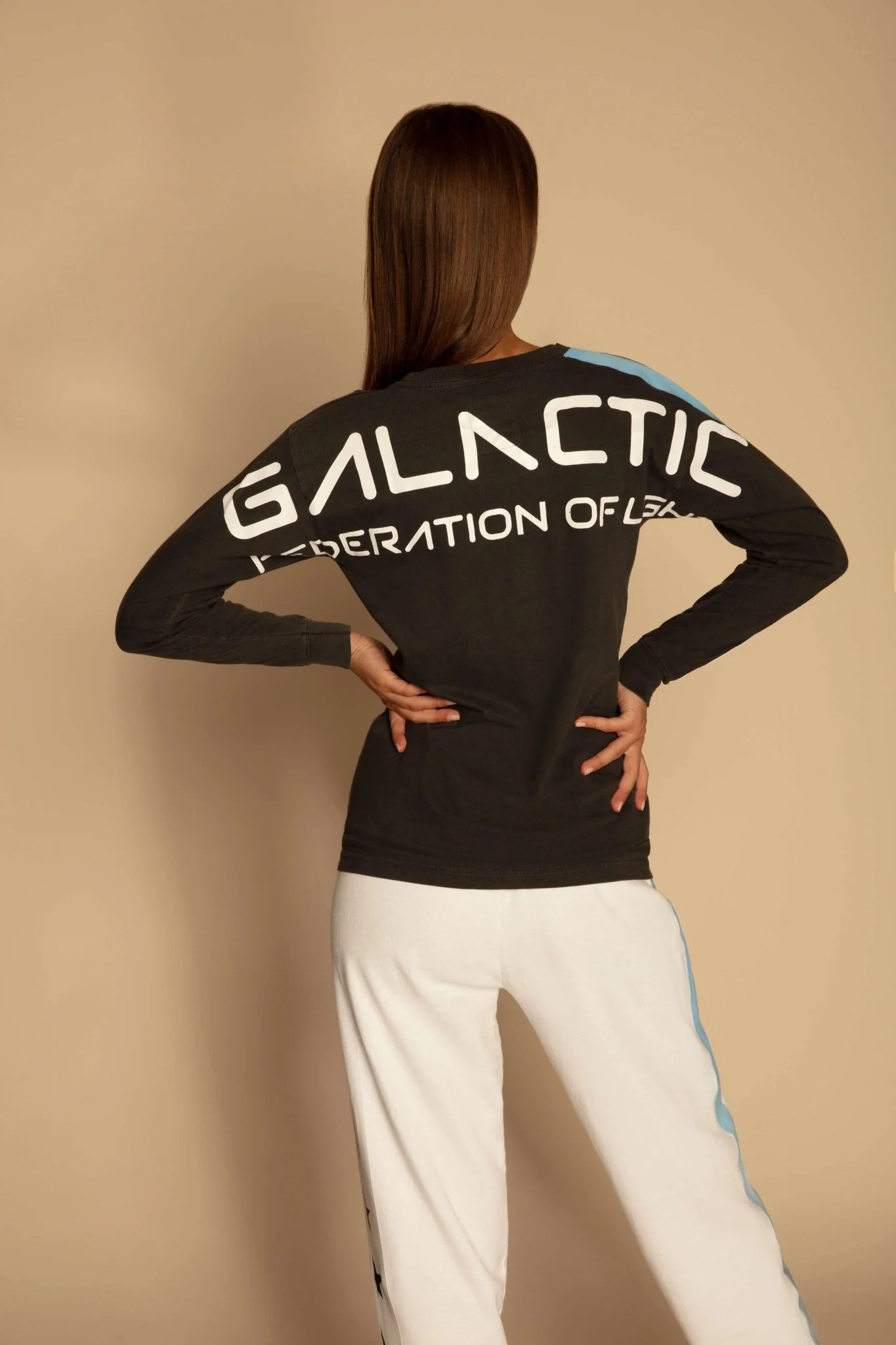 GFL Stars Unisex Long Sleeve T-Shirt in Space Glow - Image 4
