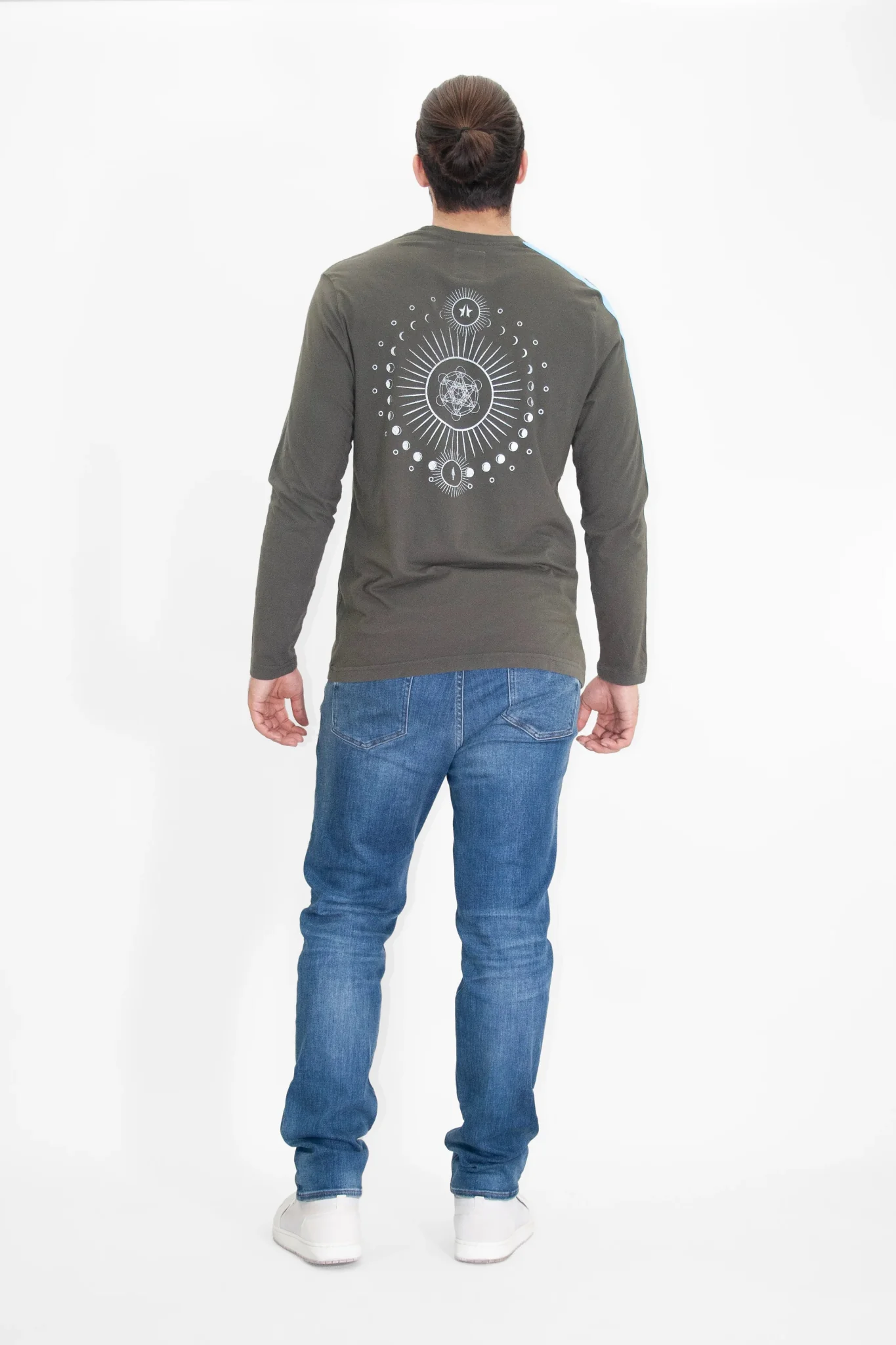 Light Worker Unisex Long Sleeve T-Shirt in Caladan - Image 4