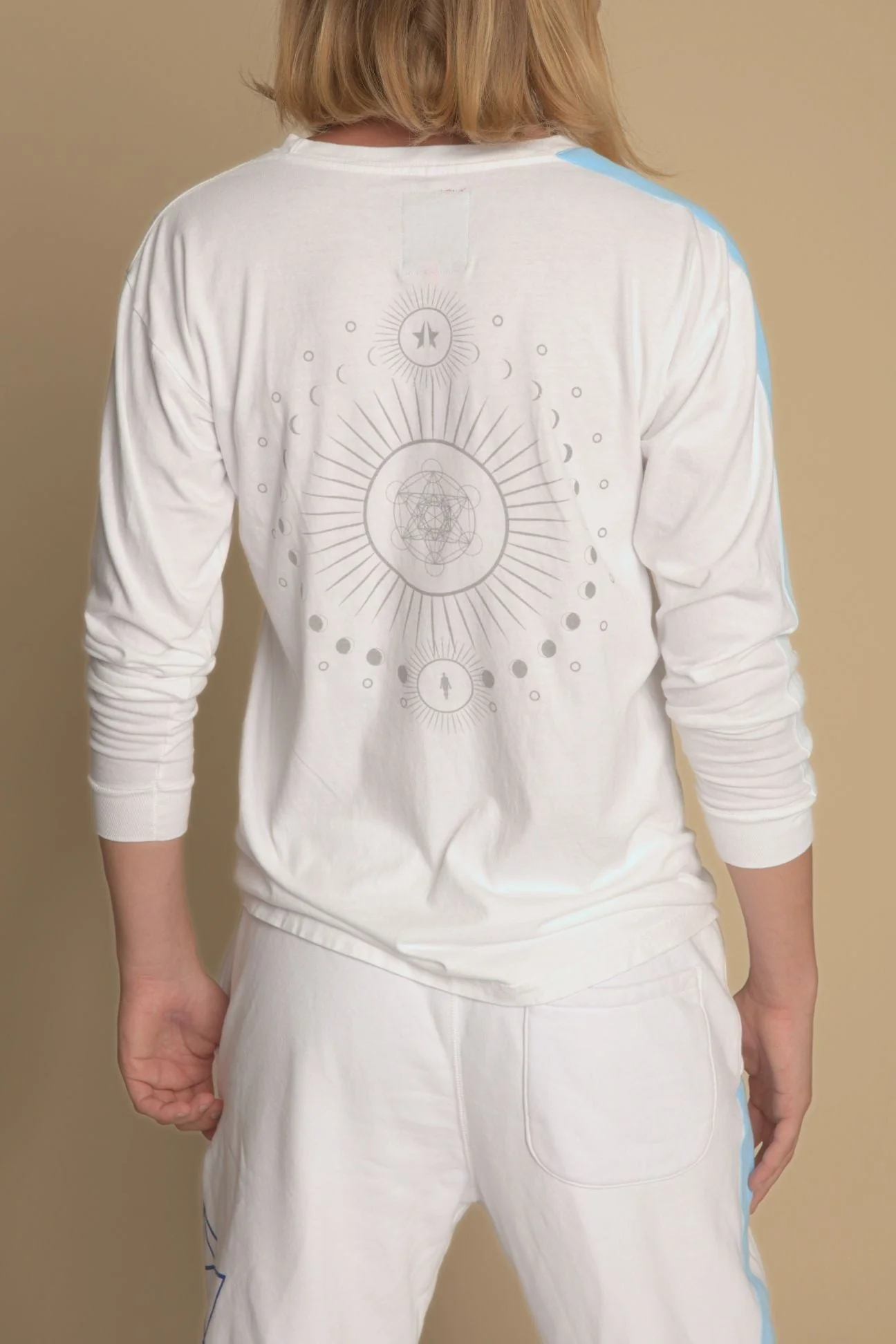 Light Worker Unisex Long Sleeve T-Shirt in Lite Beam - Image 3