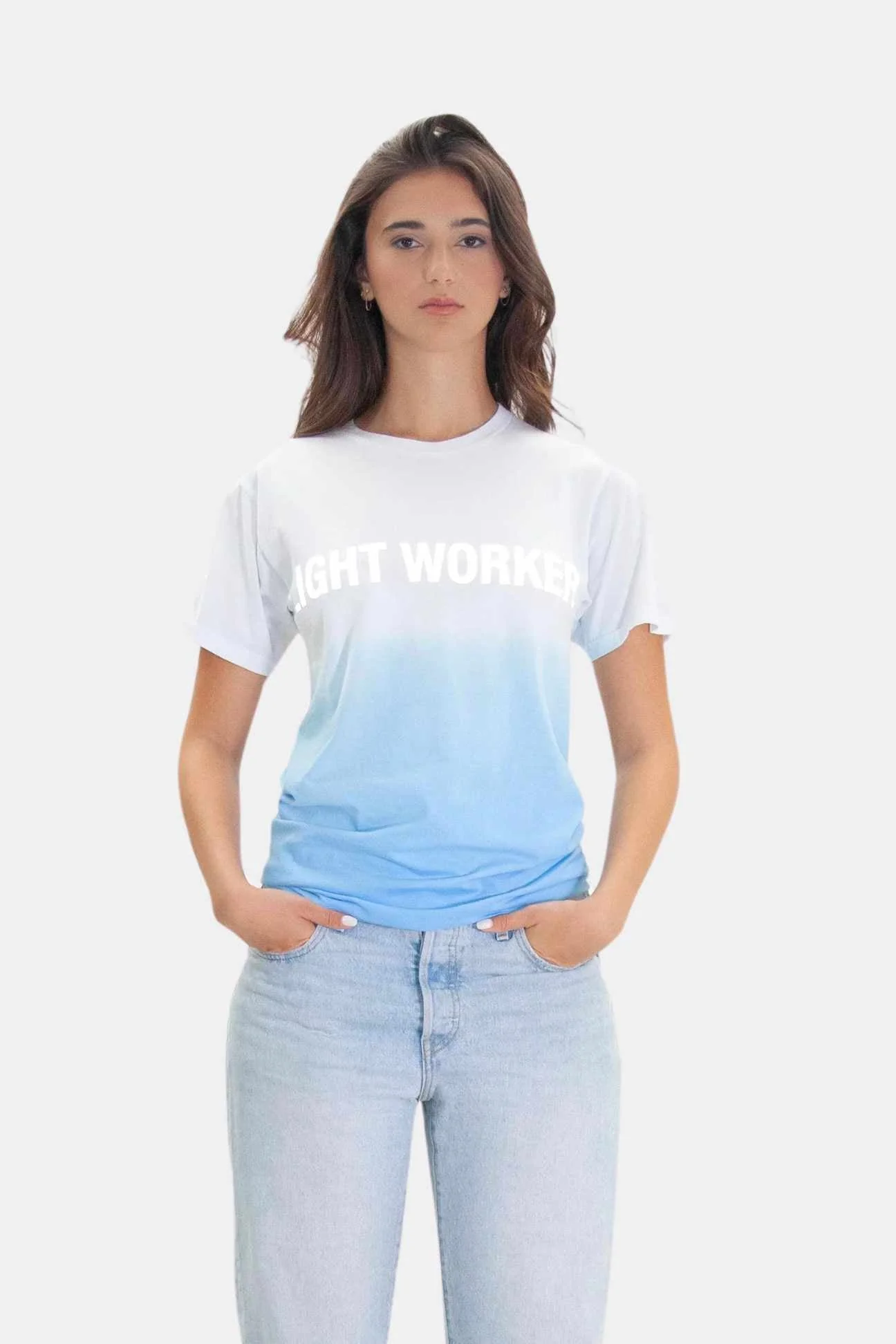 Light Worker T-Shirt in Atmosphere - Image 3
