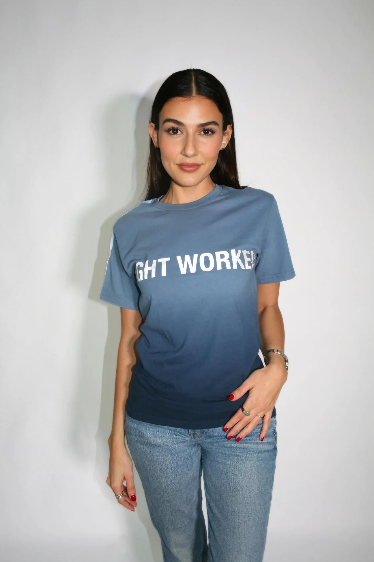 Light Worker T-Shirt in Storm - Image 4