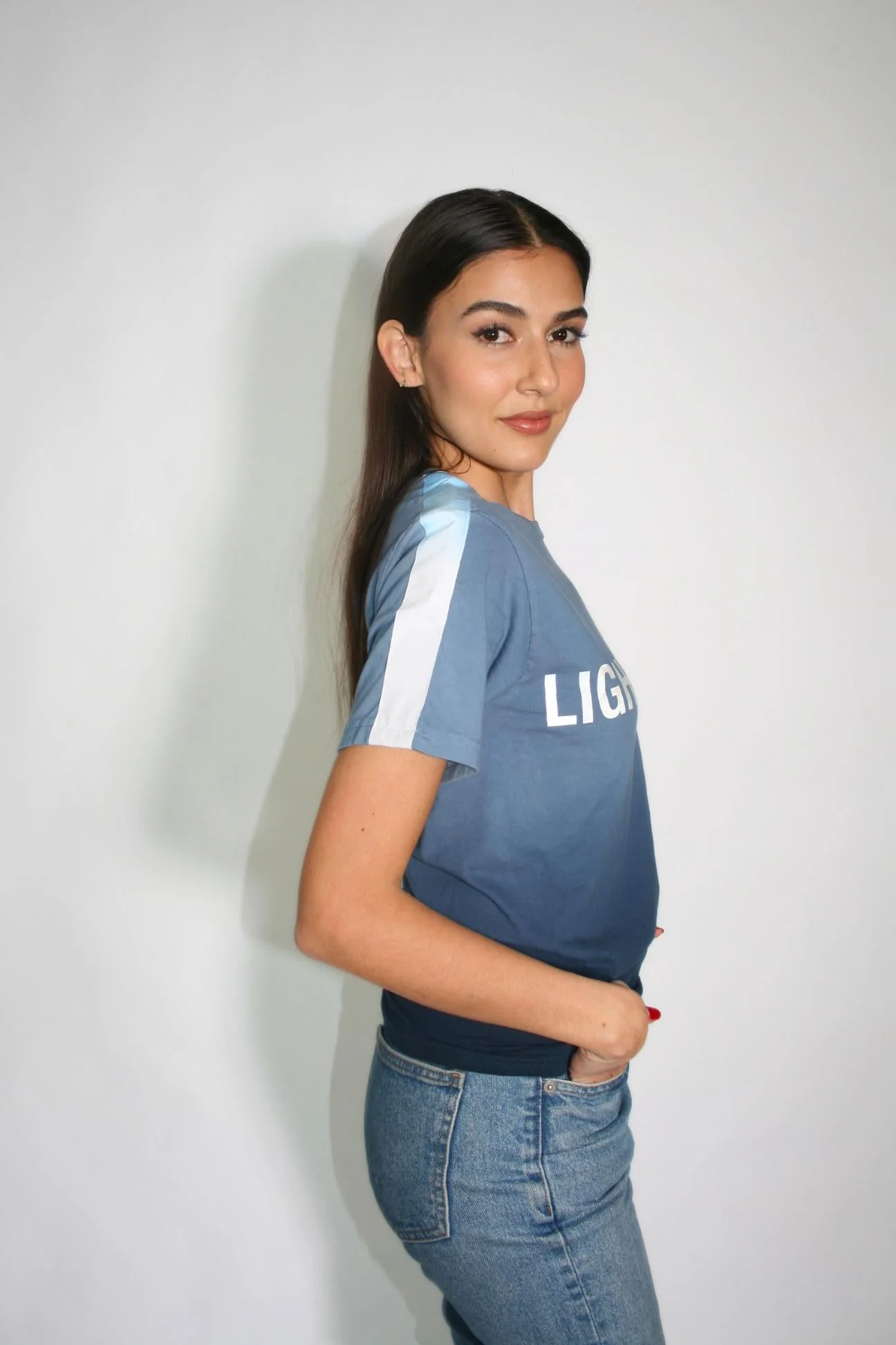 Light Worker T-Shirt in Storm - Image 6