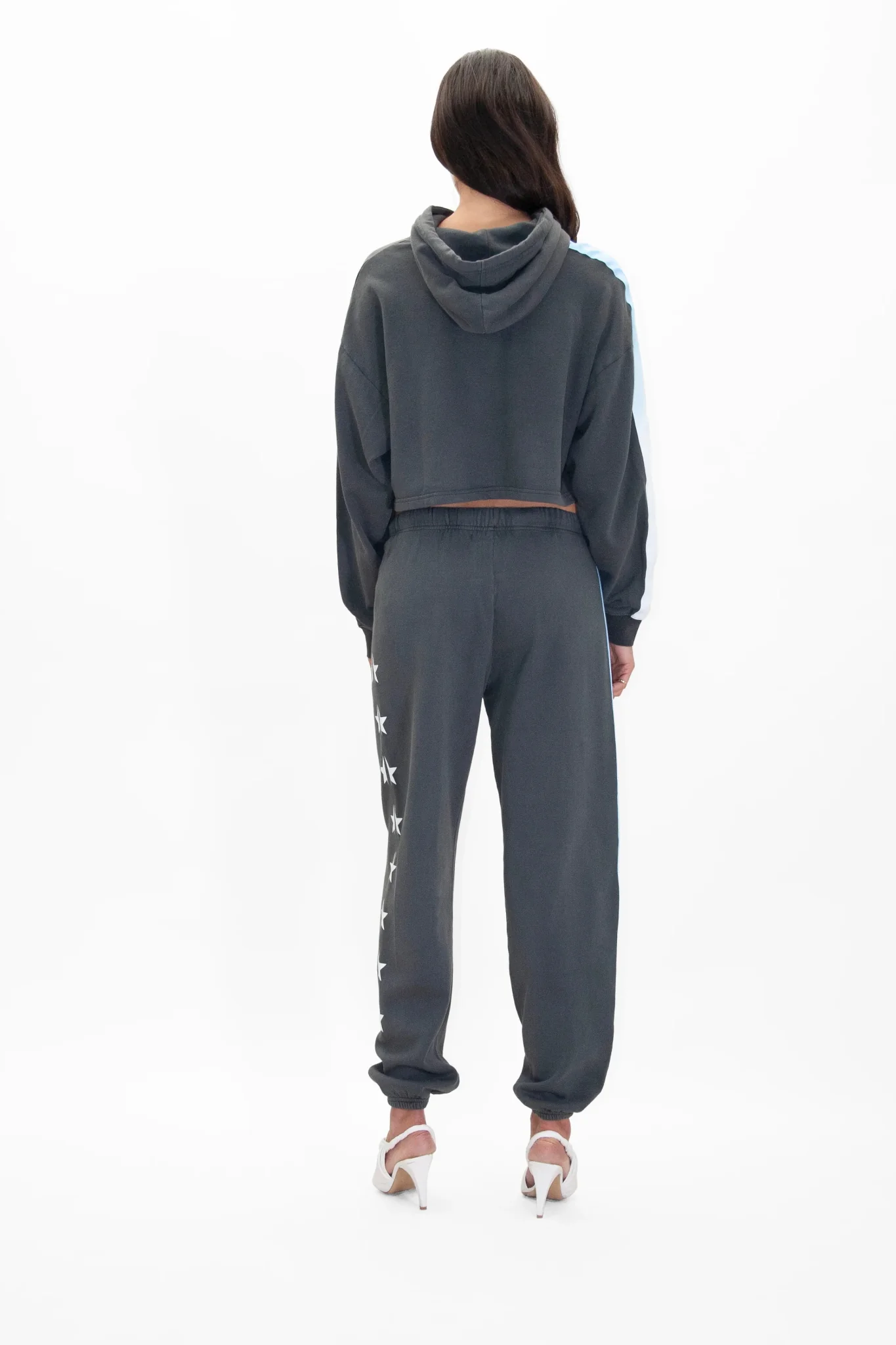 Women's Light Worker Cropped Hoodie in Space Glow - Image 4