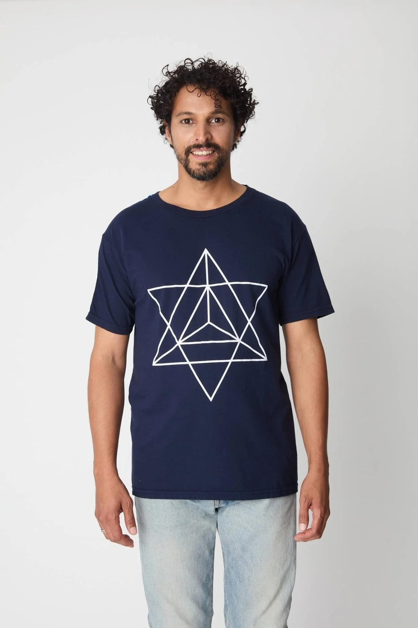 Merkaba T-Shirt in Deep Sea - Image 3