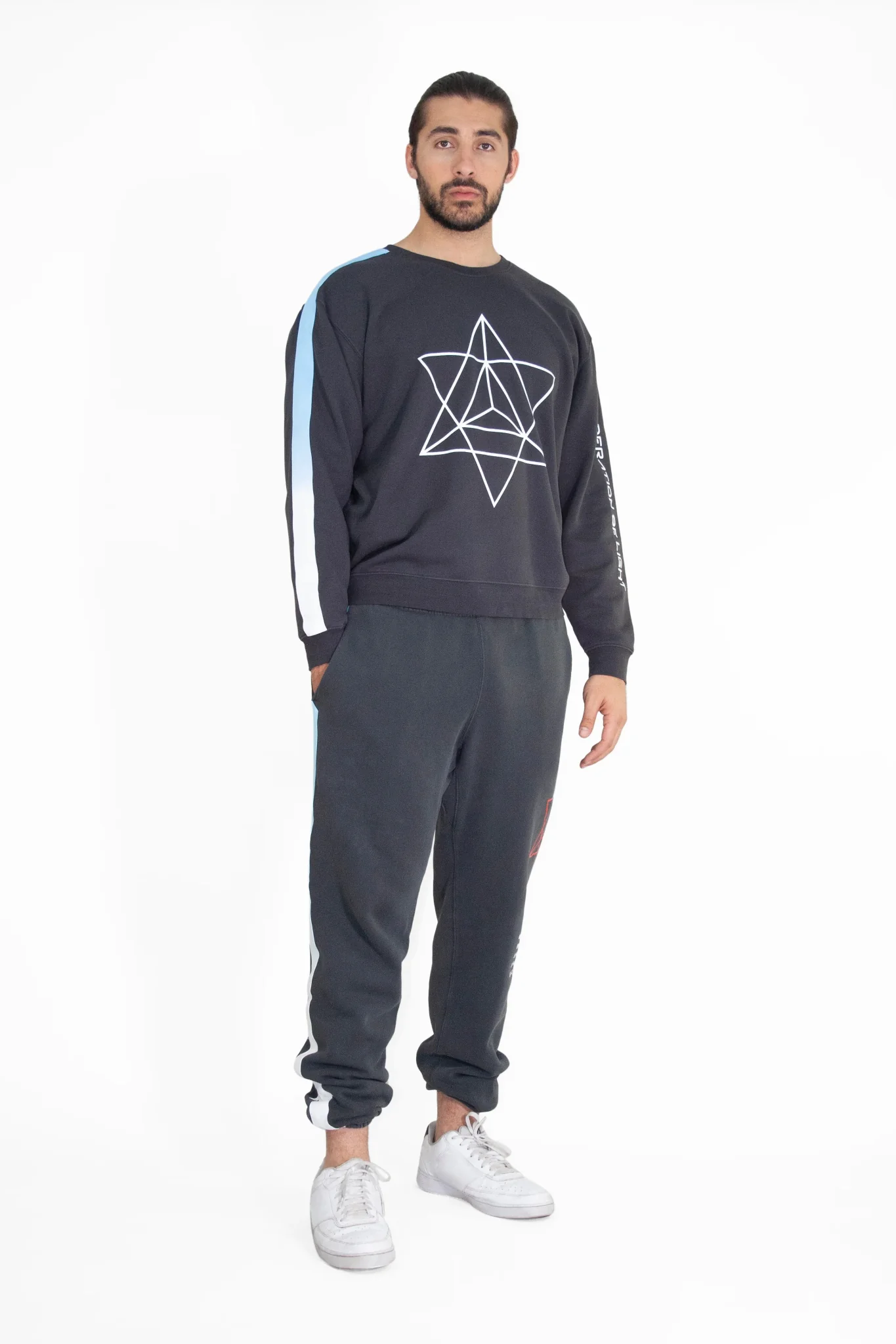Merkaba Sweatshirt in Space Glow - Image 4