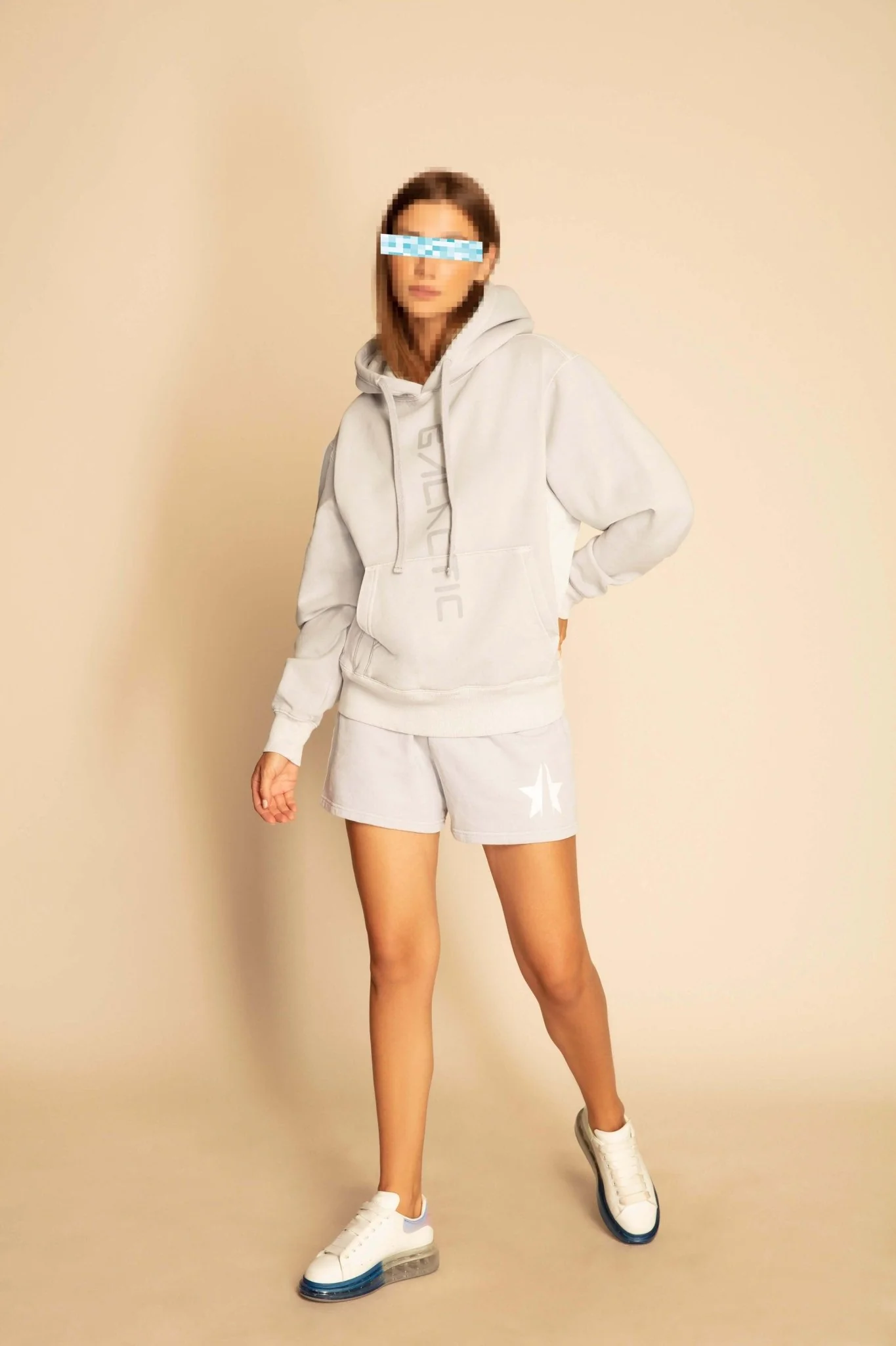 Women's Star Shorts in Galactic Gray - Image 5