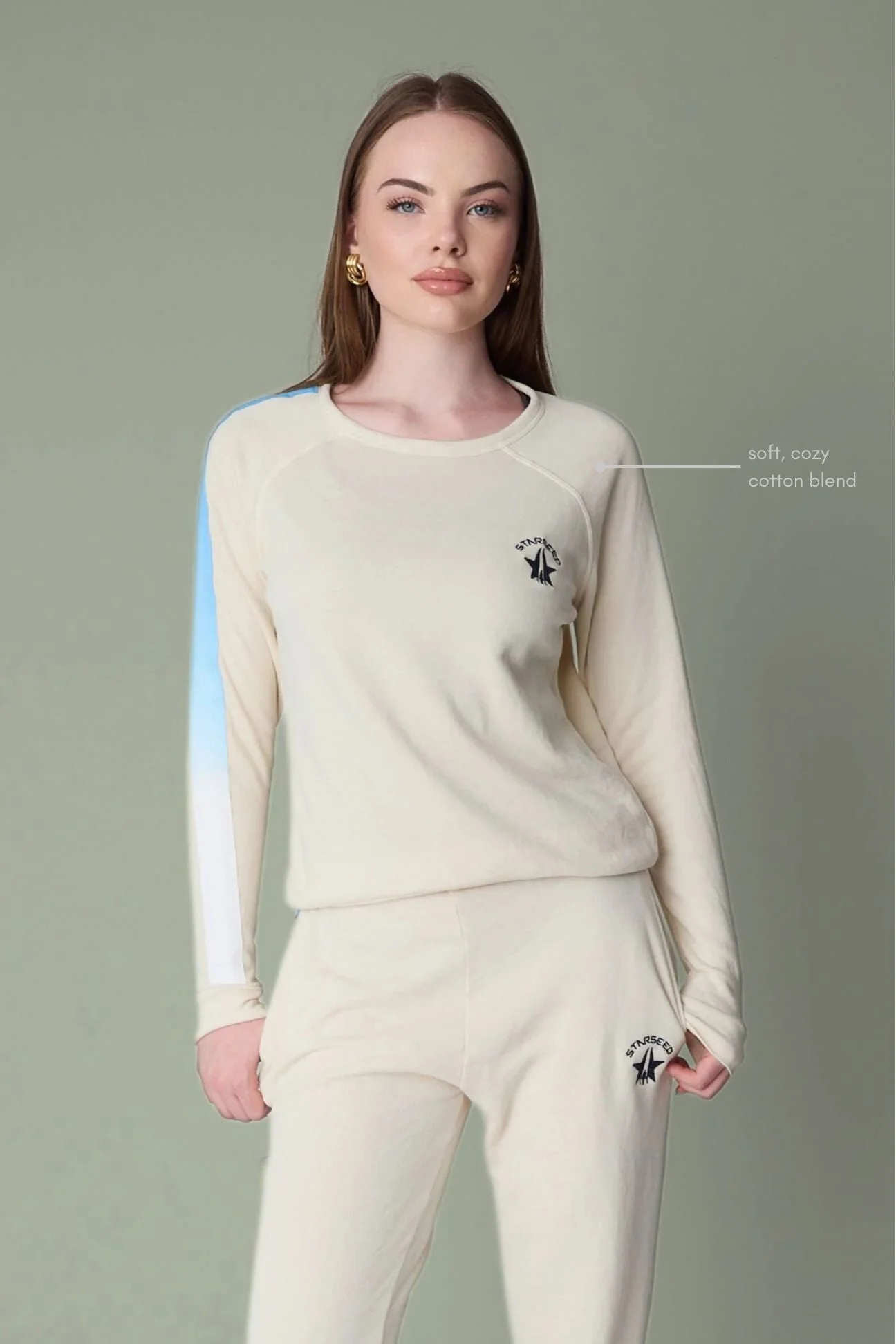 Women's Starseed Sweatshirt in Bone - Image 3